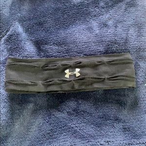 Black Under Armour sports headband